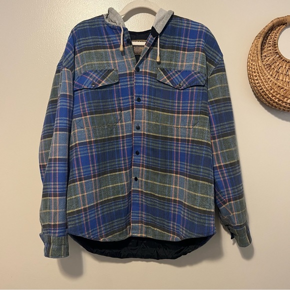 Rugged Point Authentic Hooded Flannel - Picture 1 of 7